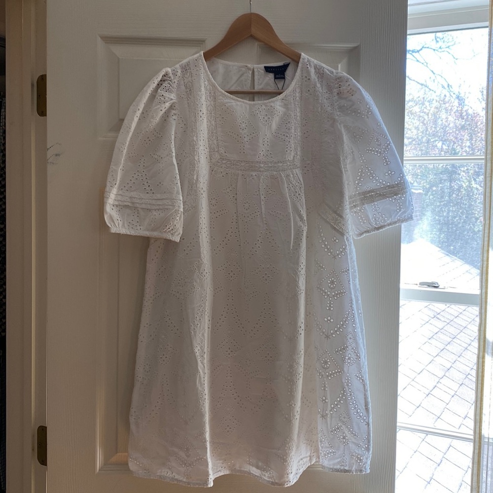 Sanctuary White Eyelit Dress